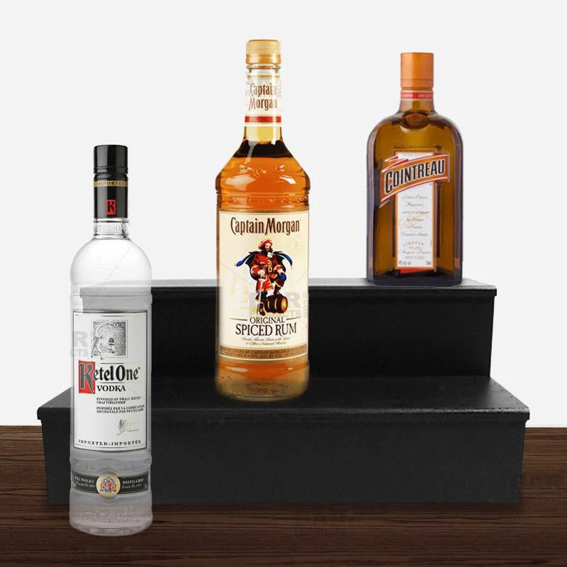 straights-liquor-bottle-display-shelves-2-tier-black-bpc-800_1_d245e1ce-c527-41b5-8650-ce8684de7b44.jpg BarProducts.com BAR DECOR Wooden Liquor Shelves - 2 Tier - BLACK