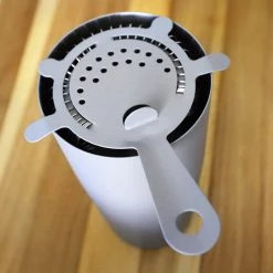 BarProducts.com BAR TOOLS “Textured Shadow Gray” 4-Prong Cocktail Strainer 3 BarProducts.com BAR TOOLS “Textured Shadow Gray” 4-Prong Cocktail Strainer