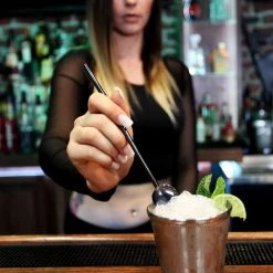 BarProducts.com Olea™ Straw Spoon - Gunmetal Plated Master Mixology 6 BarProducts.com Olea™ Straw Spoon - Gunmetal Plated Master Mixology