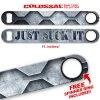 BarProducts.com Kolorcoat™ 11" Long COLOSSAL™ Speed Bottle Opener – Just Suck It!