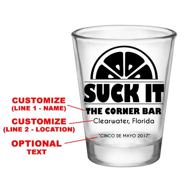 suck-it-shot-web-1.jpg BarProducts.com BAR SUPPLIES CUSTOMIZABLE - 1.75oz Clear Shot Glass - Suck It