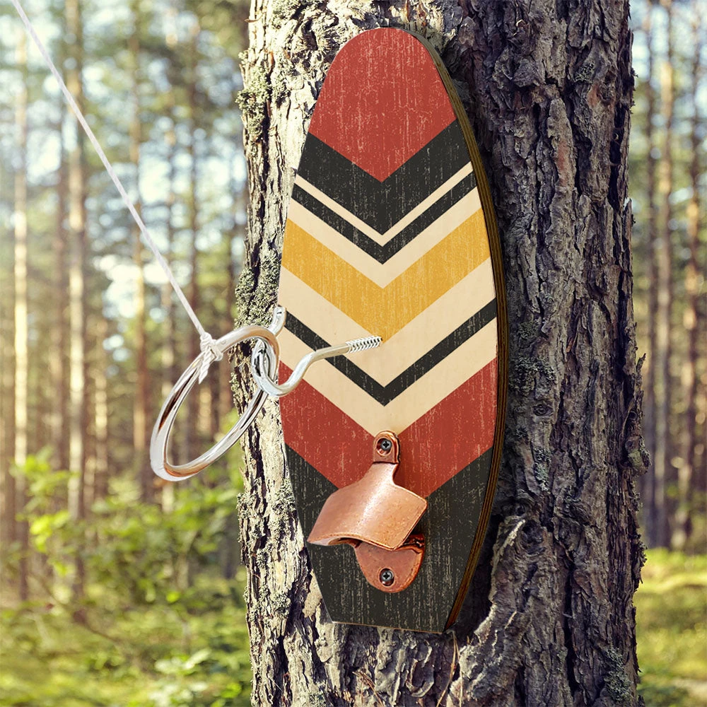surf-board-ring-toss-DESIGN-1-a.jpg BarProducts Handcrafted Wall Mounted Surfboard Ring Toss Game With Bottle Opener - Vintage Surfboard Design SPECIAL COLLECTIONS