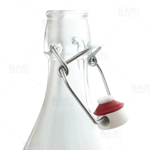 swing-top-bottle-cu-bpc_1_fe97f423-13ed-4593-afda-8b36ef4f194d.jpg BarProducts.com Master Mixology Round Glass Bottle W/ Swing Top - Available In 1 Liter Or 17 Ounce