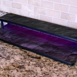 BarProducts Handcrafted LED Counter Caddies™ - BLACK Finish - SLATE Design - 24