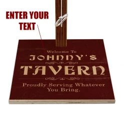 BarProducts.com Customizable Tabletop Ring Toss Game - Tavern HOME BAR & GIFTS