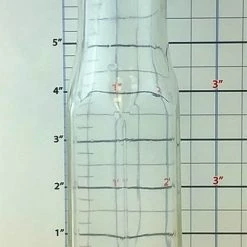 BarProducts.com Tall Hexagon Craft Bartending Jar W/ Gold Lid - Clear 8.5 Oz / 250ml