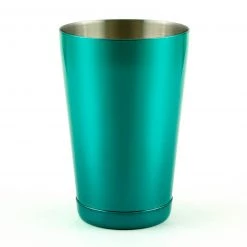 BarProducts.com Cocktail Shaker Tin - 18 Ounce Weighted - Candy Teal