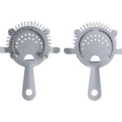 BarProducts.com BAR TOOLS “Textured Shadow Gray” 4-Prong Cocktail Strainer 4 BarProducts.com BAR TOOLS “Textured Shadow Gray” 4-Prong Cocktail Strainer