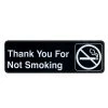 BarProducts.com "Thank You For Not Smoking" Sign - 9" X 3"