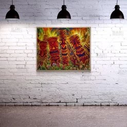 BarProducts.com Tiki Laughter 24" X 30" Wooden Table Top - Two Types Available 4 BarProducts.com Tiki Laughter 24