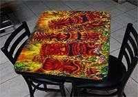 tiki-laughter-24-x-30-wooden-table-top-with-featured-artist-cbjork-bpc-200.jpg BarProducts.com Tiki Laughter 24" X 30" Wooden Table Top - Two Types Available