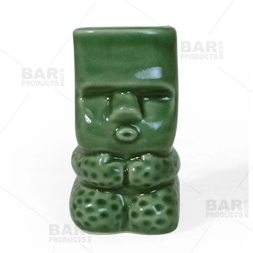 tiki-man-shot-glass-green-front-bpc.jpg BarProducts.com BarConic® Tiki Drinkware - Shots