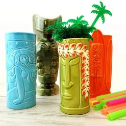 BarProducts.com Tiki Mugs Drinkware Package 2 - Set Of 4 Bar Sets & Package Specials