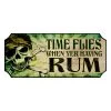 BarProducts Handcrafted Wood Plaque Kolorcoat™ Bar Sign - Time Flies Woodshop Made In The USA