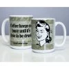 BarProducts.com Kolorcoat™ 15oz. Ceramic Coffee Mug – “Time To Be Drunk” Barista Supplies