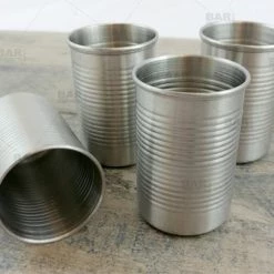 BarProducts.com Tin Can Shots - 2 Oz - Unique Shots - Pack Of 4 Drinkware 4 BarProducts.com Tin Can Shots - 2 Oz - Unique Shots - Pack Of 4 Drinkware