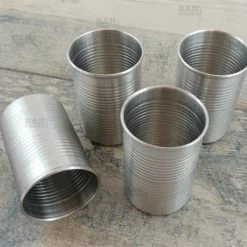 BarProducts.com Tin Can Shots - 2 Oz - Unique Shots - Pack Of 4 Drinkware 5 BarProducts.com Tin Can Shots - 2 Oz - Unique Shots - Pack Of 4 Drinkware