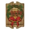 BarProducts.com Custom Tavern Shaped Wood Bar Sign - 'Tis The Season BAR DECOR
