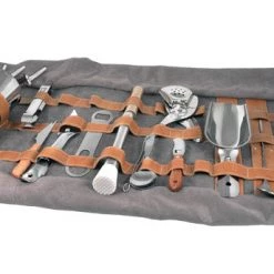 BarProducts.com Master Mixology Leather Tool Roll
