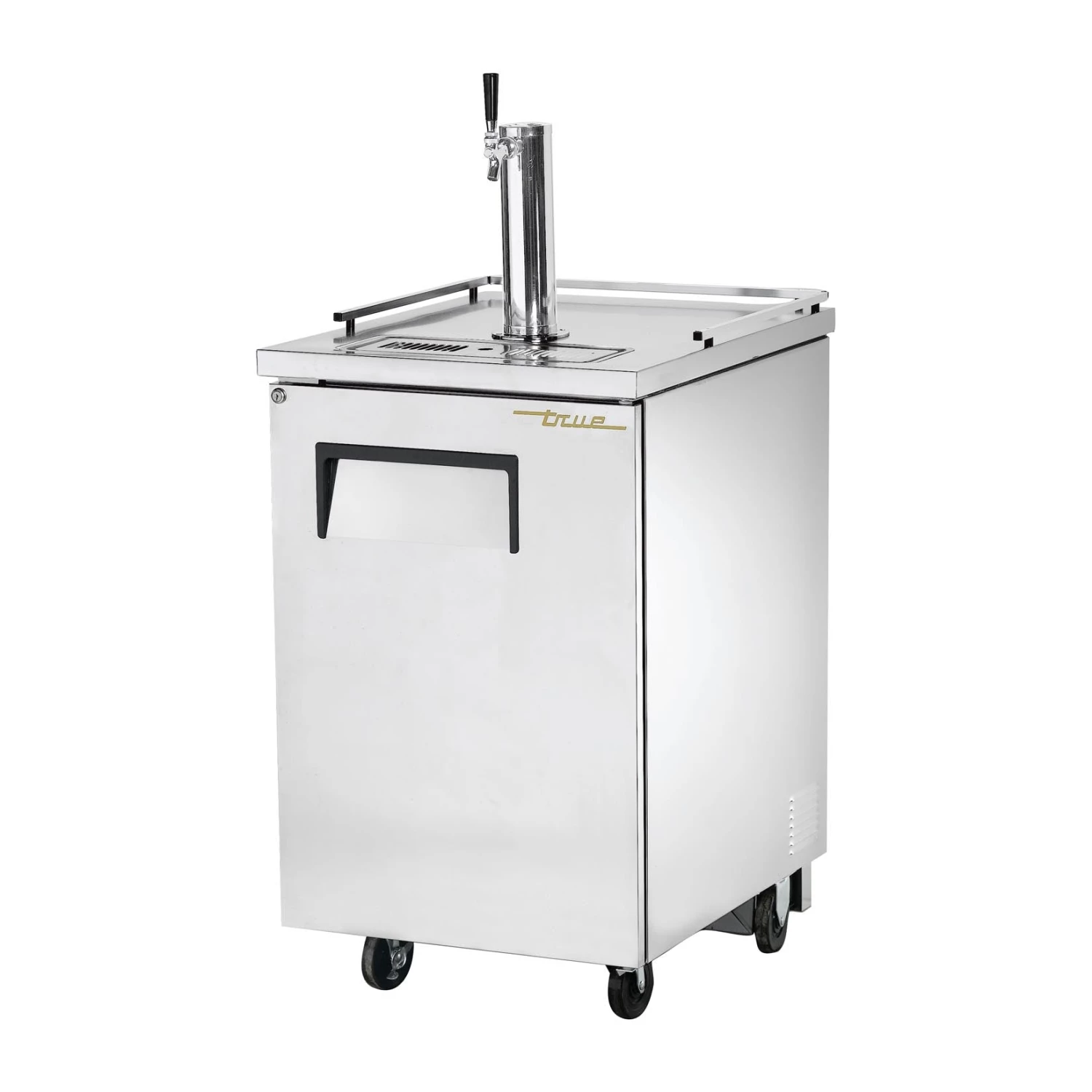 tr-dd-t1-ss.jpg BarProducts.com True® Solid Swing Door Stainless Steel Direct Draw Beer Dispenser