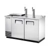 BarProducts.com BAR EQUIPMENT True® Dual Solid Swing Door, Club Top, Stainless Steel Direct Draw Beer Dispenser For 2 Barrels