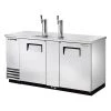 BarProducts.com BAR EQUIPMENT True® Dual Solid Swing Door Stainless Steel Direct Draw Beer Dispenser For 3 Barrels
