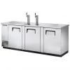 BarProducts.com True® Dual Solid Swing Door Stainless Steel Direct Draw Beer Dispenser For 4 Barrels