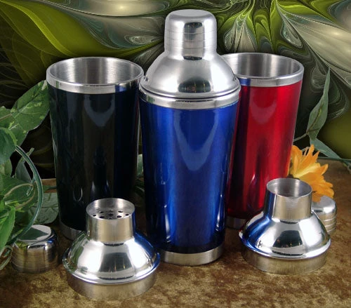 translucent-shakers-main.jpg BarProducts.com BAR TOOLS Cocktail Shaker - 3 Piece 12 Ounce Translucent - Color Options