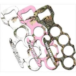 BarProducts.com BAR TOOLS ADD YOUR NAME Knuckle Buster Bottle Opener - Camo