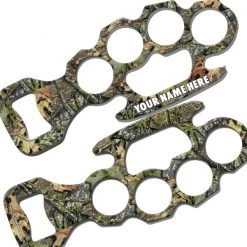 BarProducts.com BAR TOOLS ADD YOUR NAME Knuckle Buster Bottle Opener - Camo