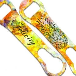 BarProducts.com ADD YOUR NAME V-Rod® Bottle Opener - Tribal Pineapple BAR TOOLS