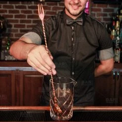 BarProducts.com BarConic® Copper Trident Bar Spoons - Several Lengths Available Master Mixology