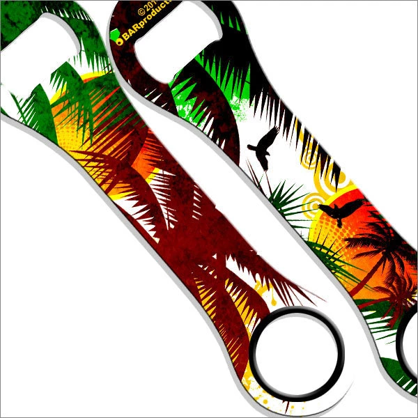 tropical-dog-bone-opener-1.jpg BarProducts.com Kolorcoat™ Dog Bone Bottle Opener - Cool Tropics