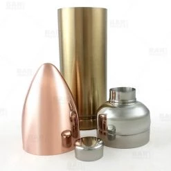 BarProducts.com Bullet Cocktail Shaker - 4 Piece - 25 Ounce Master Mixology
