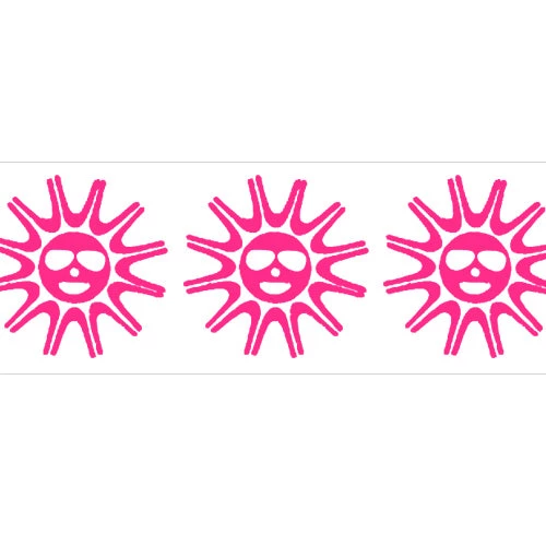 tyvek-neon-pink-sun-face-wristbands_1.jpg BarProducts.com Pattern - Numbered Wristbands (500 Count) BAR EQUIPMENT