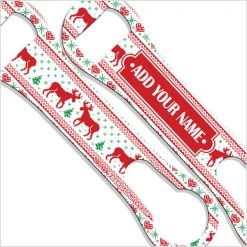 BarProducts.com ADD YOUR NAME V-Rod® Bottle Opener – Ugly Christmas Sweater