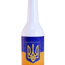 BarProducts.com Kolorcoat™ Flair Bottle - Ukraine Flag Design - 750ml