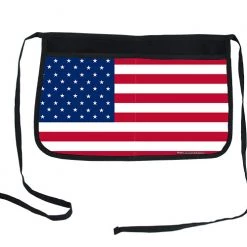 BarProducts.com KITCHEN, DINING & SERVICE Flags Of The World Two-Pocket Kolorcoat™ Server Apron