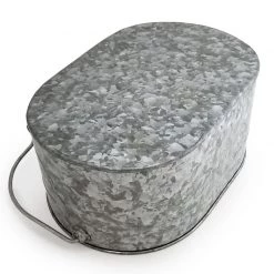 BarProducts.com Galvanized Table Caddy - Oval