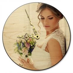 BarProducts.com UPLOAD YOUR PHOTO - Personalized Wooden Clock - Several Options