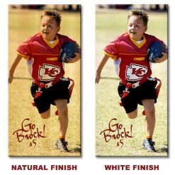 BarProducts.com BAR DECOR UPLOAD YOUR PHOTO - Personalized Large Wood Plank Sign - 11" X 23"