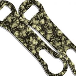 BarProducts.com V-Rod® Bottle Opener - Barbed Wire Skulls Bartending Bottle Openers