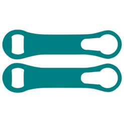 BarProducts.com Kolorcoat™ V-Rod® Opener - Teal