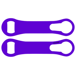 BarProducts.com Kolorcoat™ V-Rod® Opener - Purple