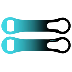 BarProducts.com Custom Bottle Openers Kolorcoat™ V-Rod® Opener - Gradient Blue To Black