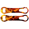 BarProducts.com Kolorcoat™ V-Rod® Opener - Flames Custom Bottle Openers