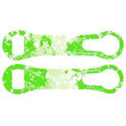BarProducts.com Kolorcoat™ V-Rod® Opener - Green Stars