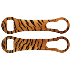 BarProducts.com Custom Bottle Openers Kolorcoat™ V-Rod® Opener - Tiger