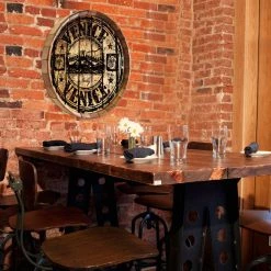 BarProducts.com BAR DECOR Venice Stamp Barrel Top Tavern Sign