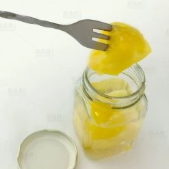 BarProducts.com Victorian Square Craft Bartending Jar W/ Gold Lid - 6 Oz / 190ml